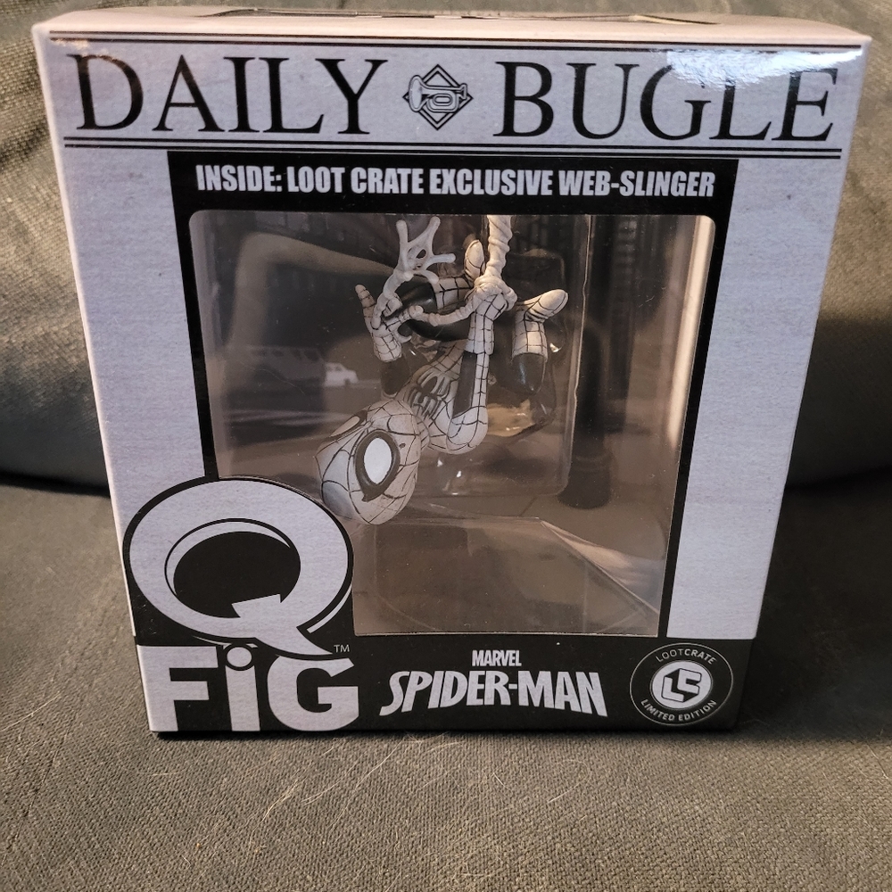 Lootcrate exclusive Spiderman Web Slinger Figure Daily Bugle